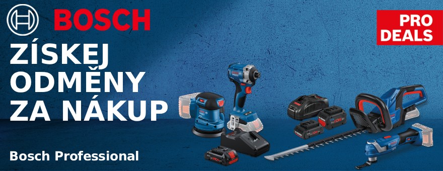 Bosch PRO DEALS - bonusy k nářadí a příslušenství Bosch Professional