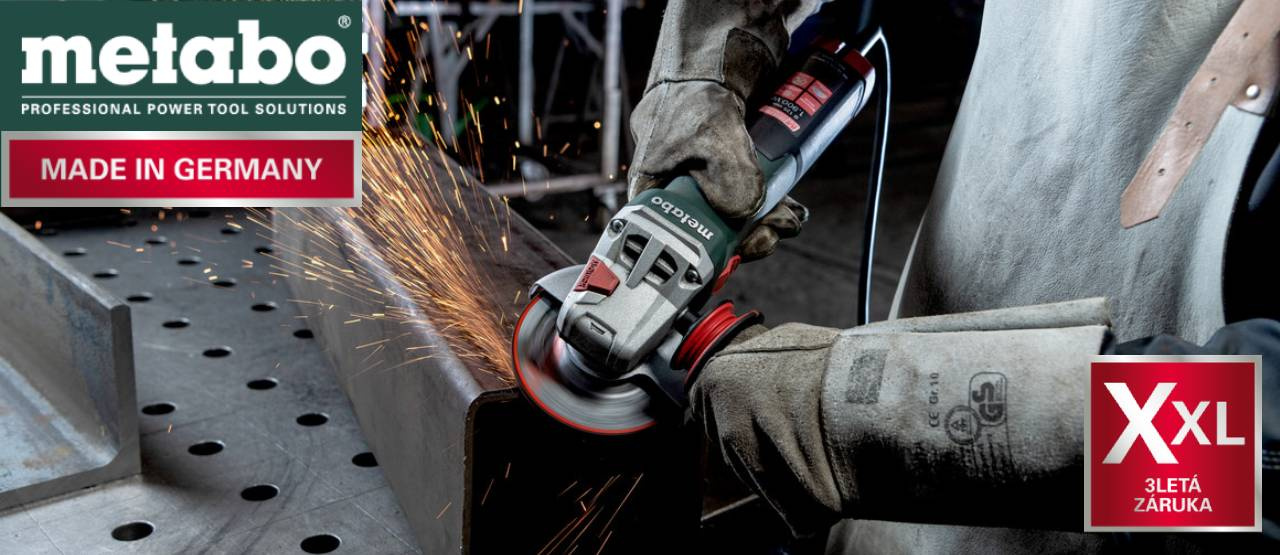 Úhlové brusky Metabo - Made in Germany Úhlové brusky Metabo - Made in Germany