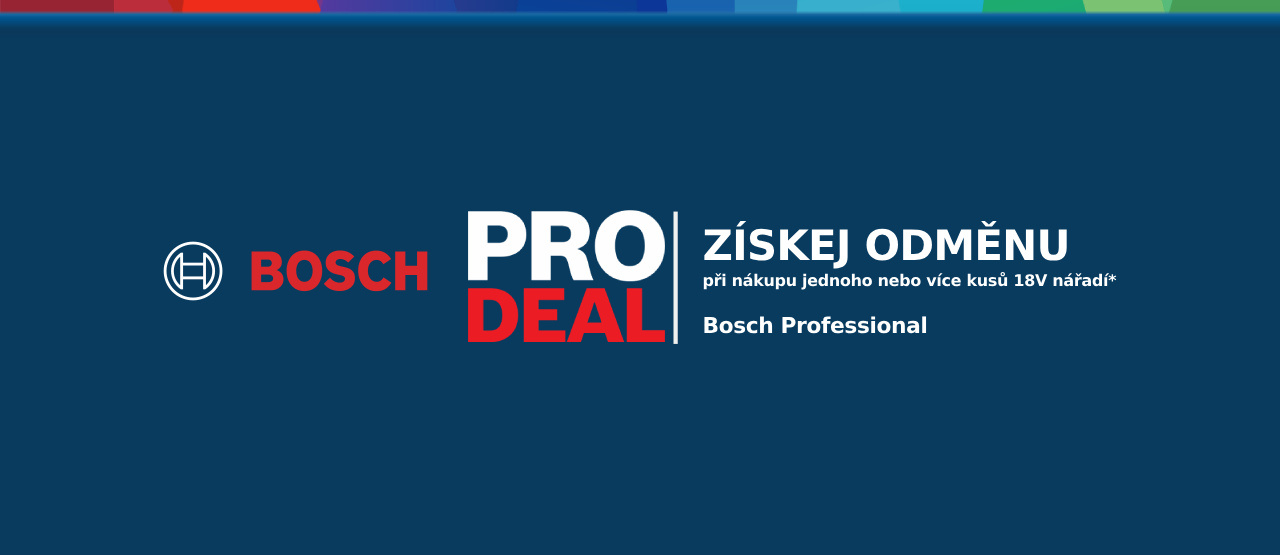 Bosch PRO DEAL - bonusy k aku nářadí Bosch Professional