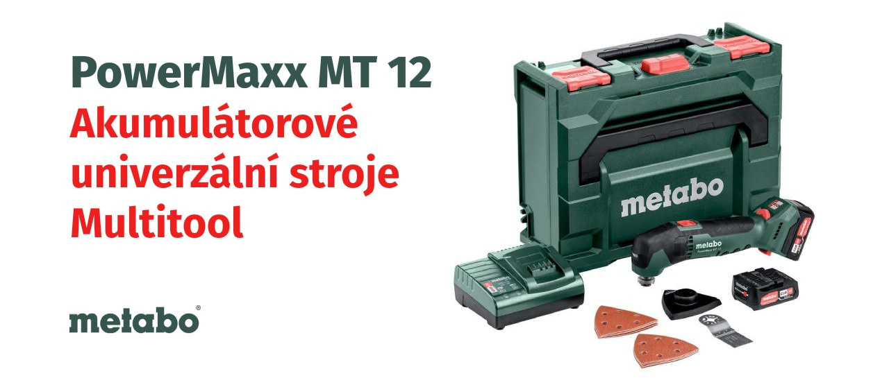Všestranný pomocník Metabo PowerMaxx MT 12