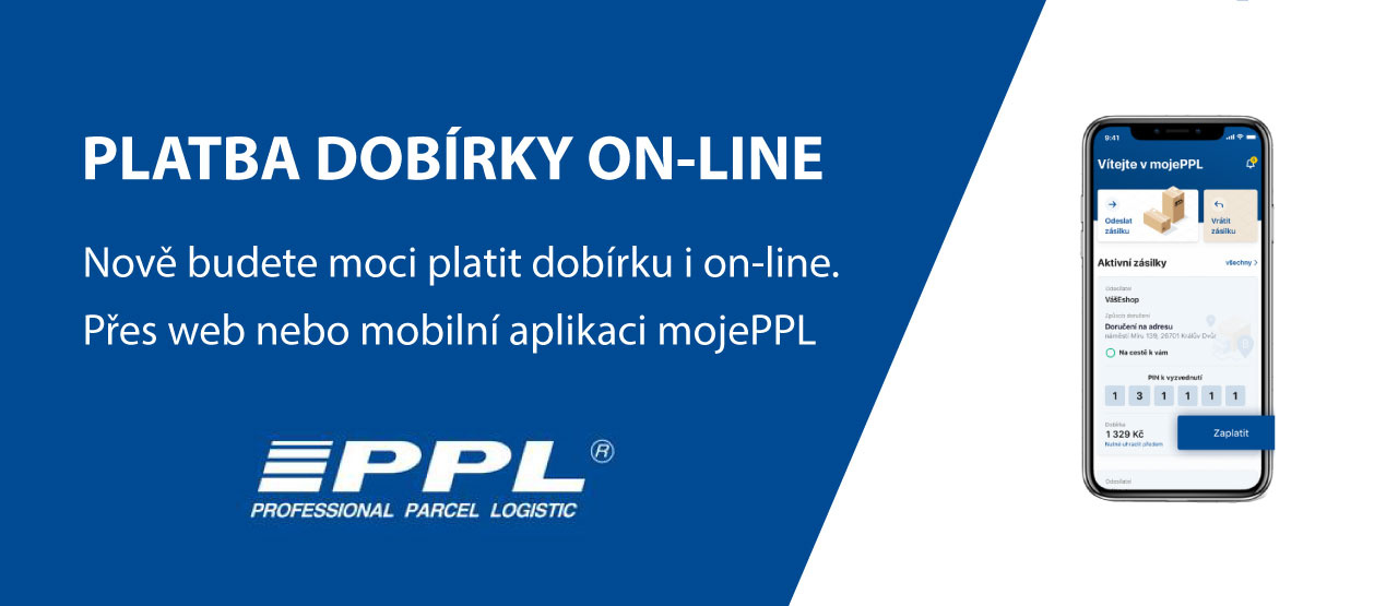 PPL platba dobírky on-line